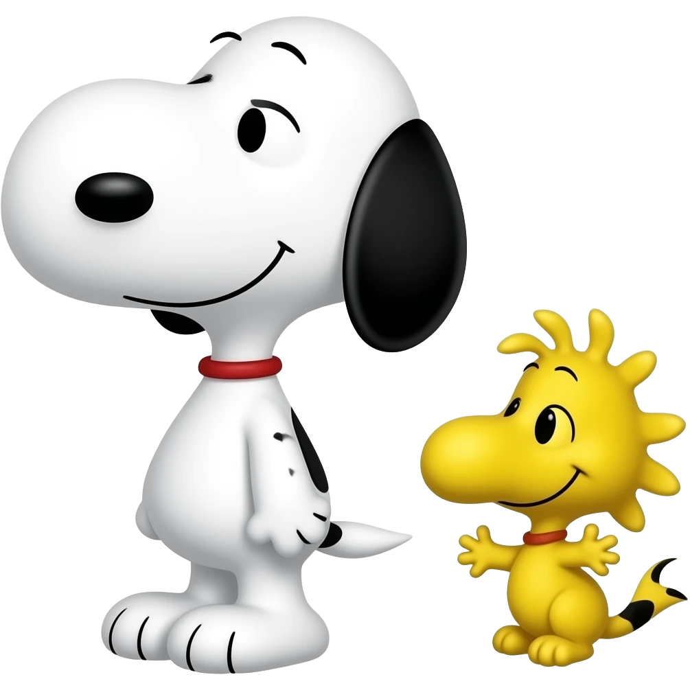 snoopy and woodstock emoji