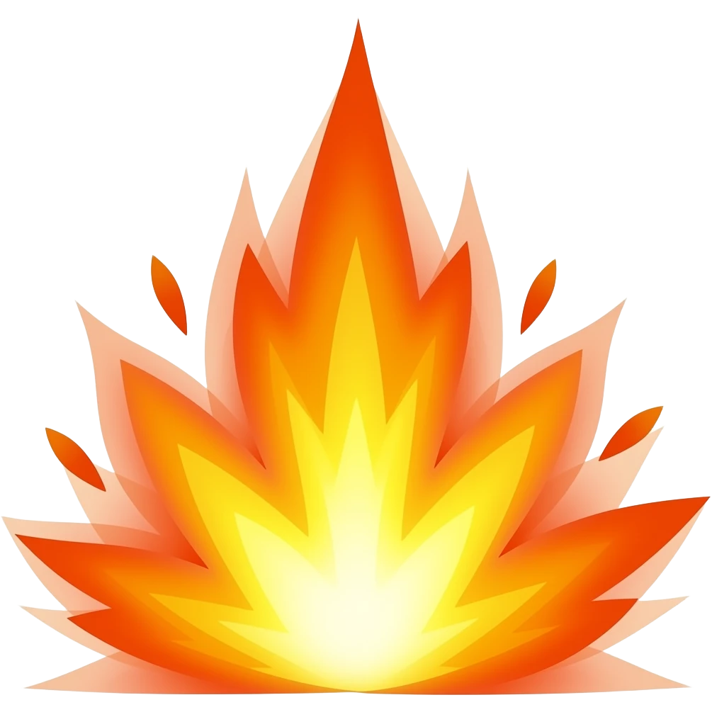 An explosion emoji emoji