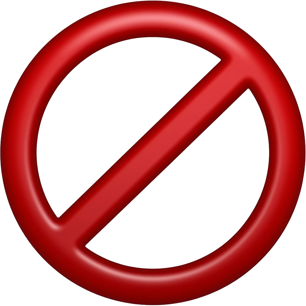 prohibited emoji emoji