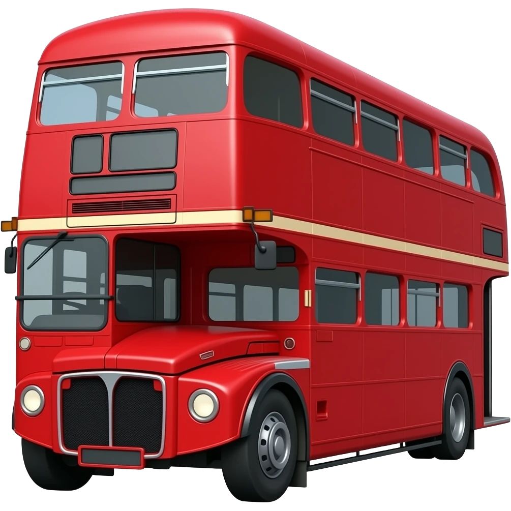Double Decker Bus emoji