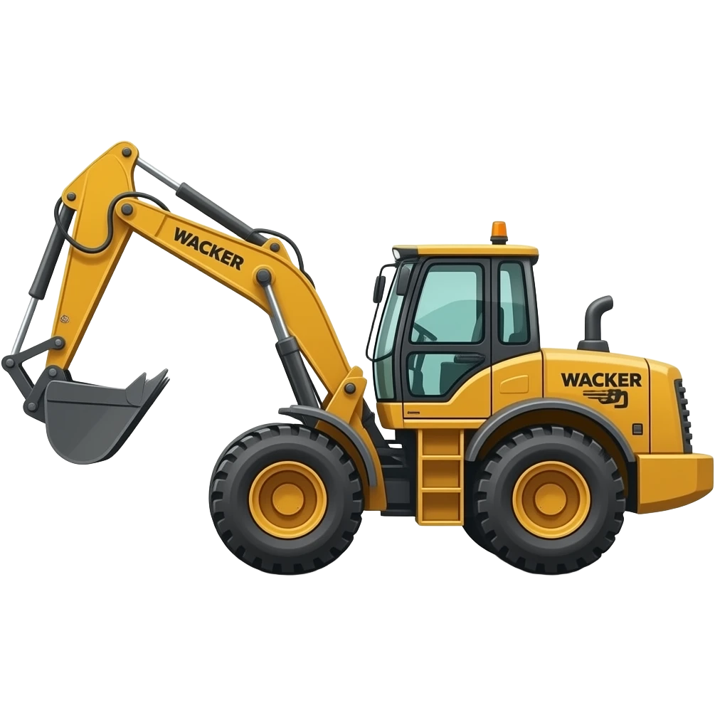 front transporteur wacker neuson construction emoji