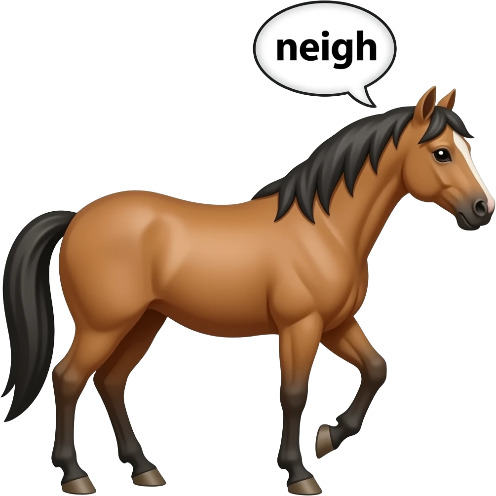 🐴💬 emoji