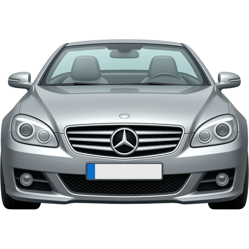 Silver convertible emoji