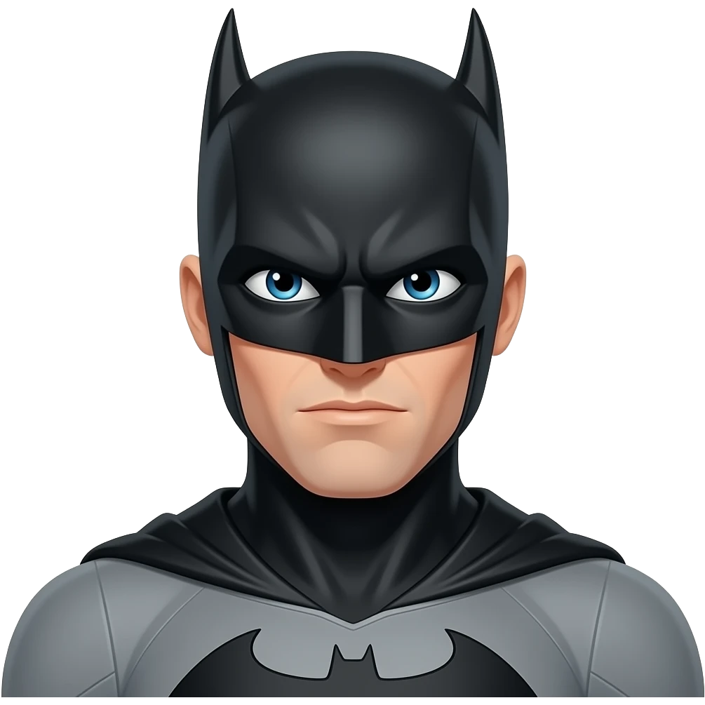 Superhero with full mask emoji