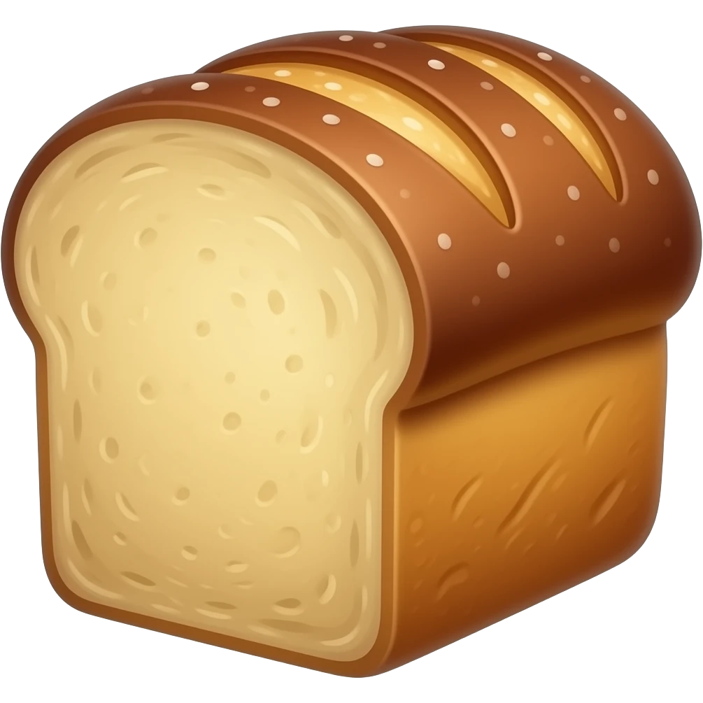 dark bread loaf emoji