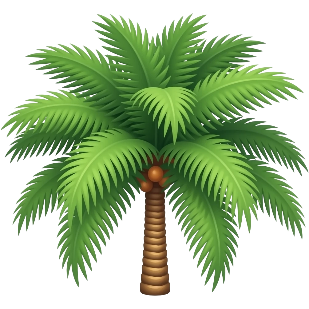 Date palm emoji
