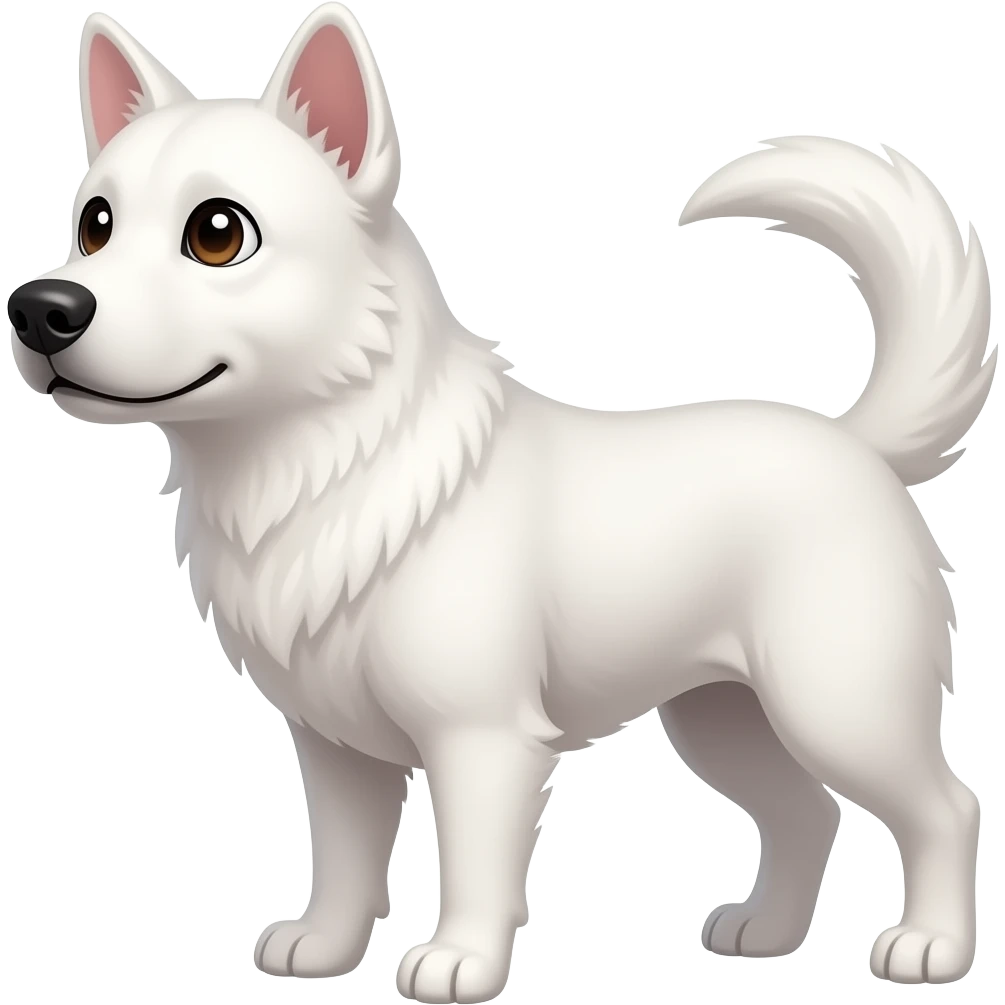 Собака Біла emoji