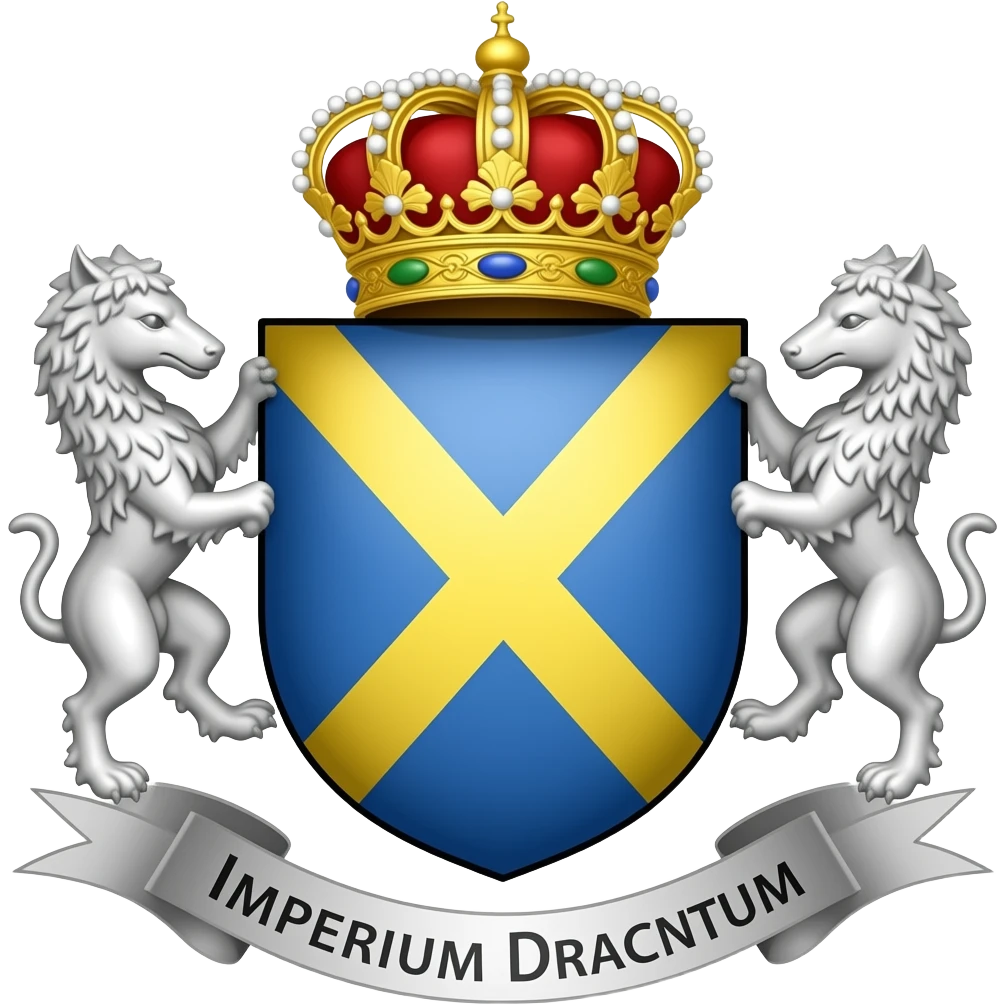 Coat of arms with the inscription: "Imperium Dracontum" emoji