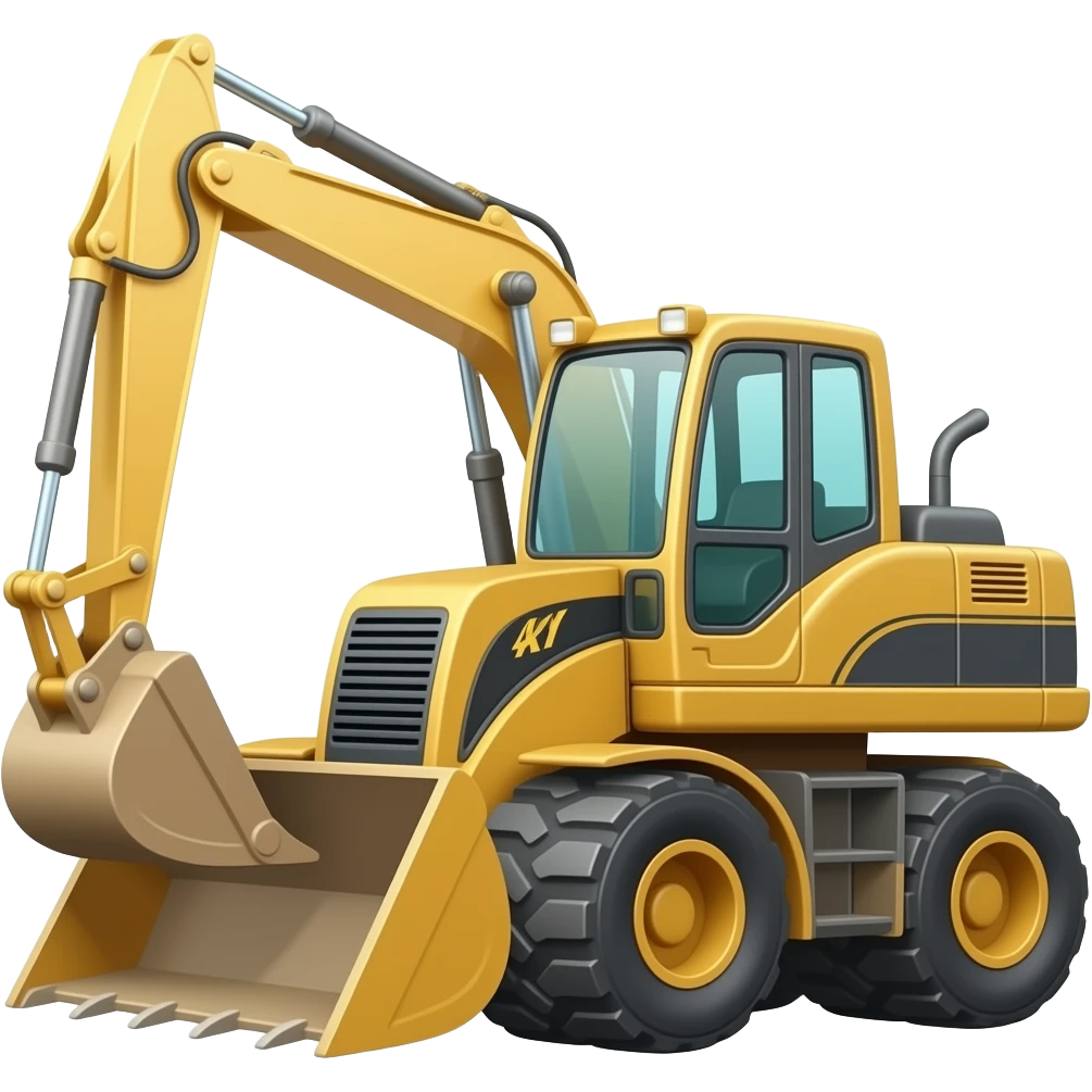 Bulldozer emoji