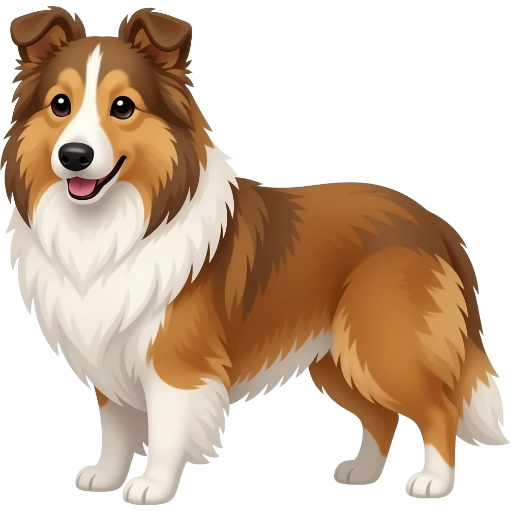 Collie emoji