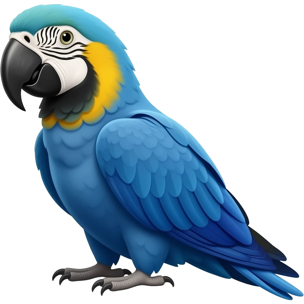 Uma arara azul emoji