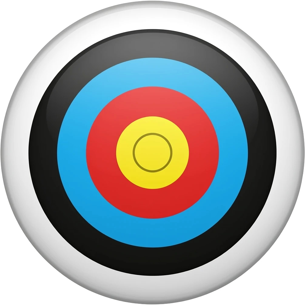 archery target emoji