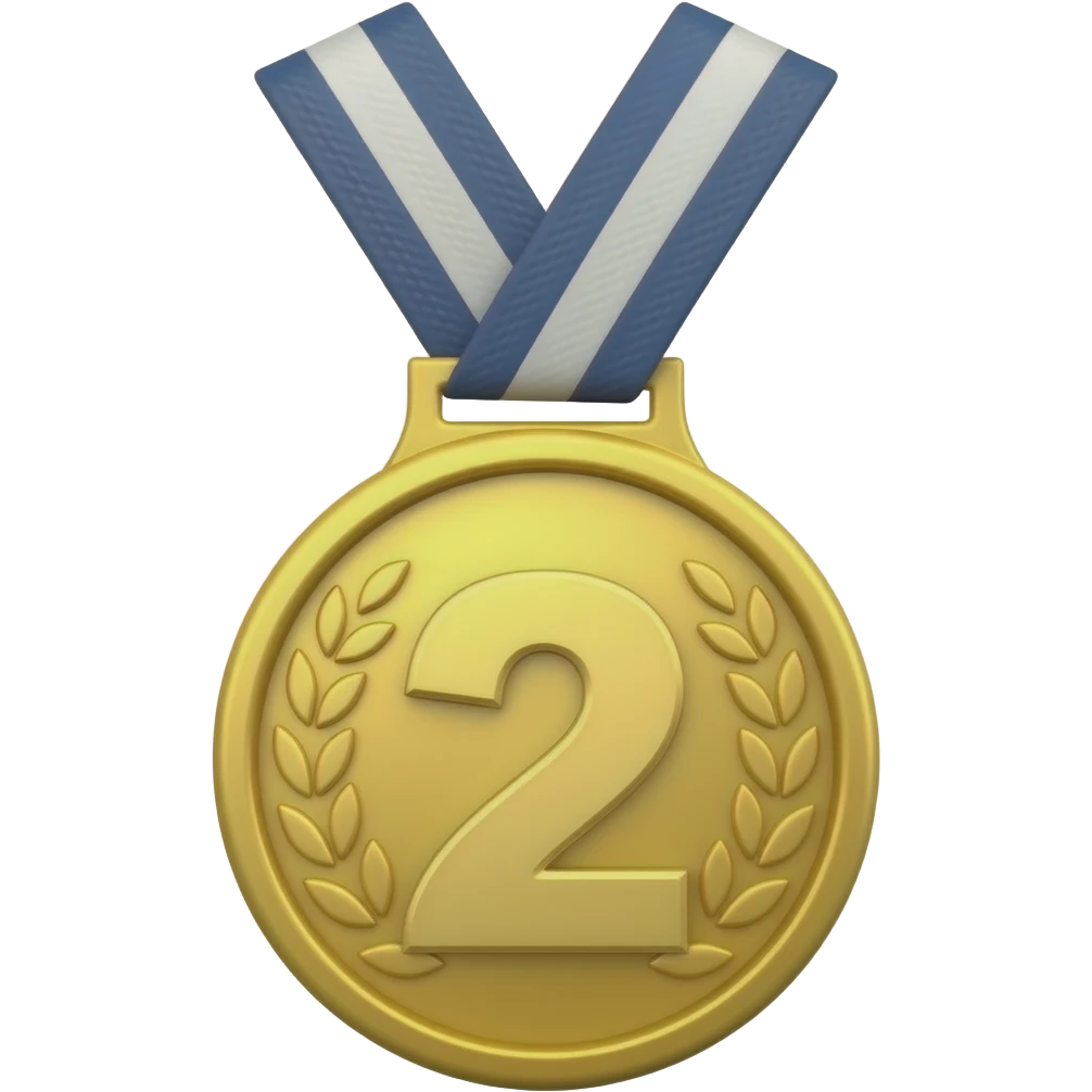 second place medal emoji