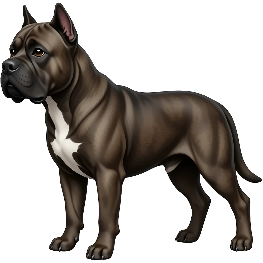 black brindle cane corso emoji