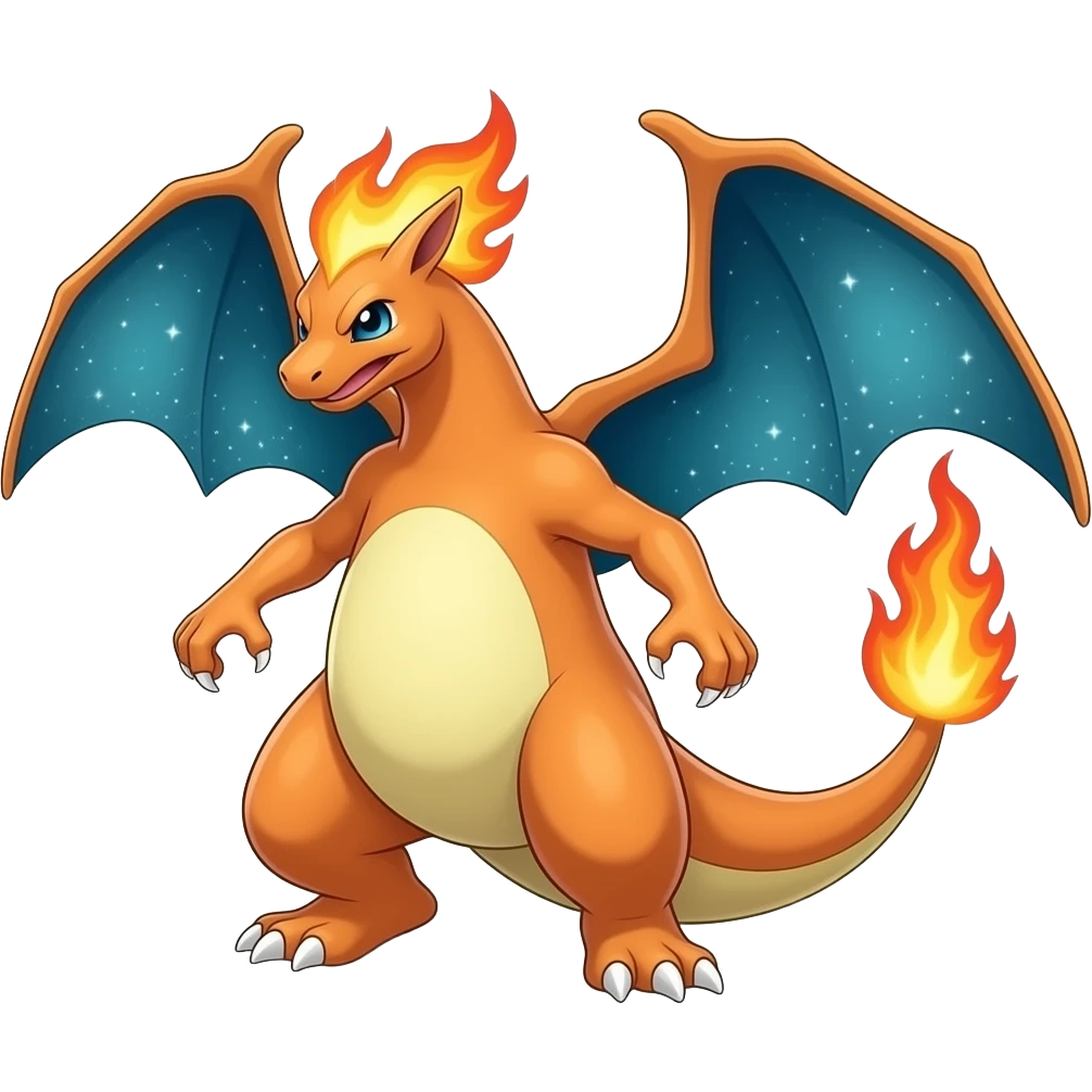 Talonflame-Typloshion-Quilava-Pyroar-Solgaleo-Blaziken-Fakémon-hybrid emoji