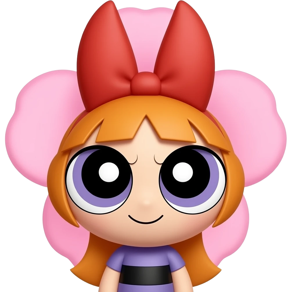 Blossom from The Powerpuff Girls emoji