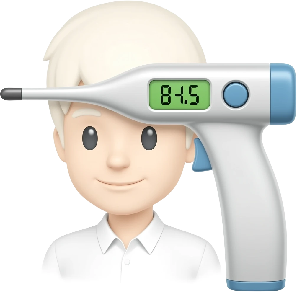 forehead thermometer emoji