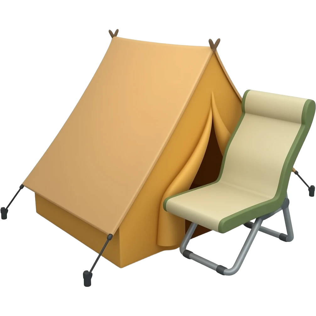 camp bed emoji
