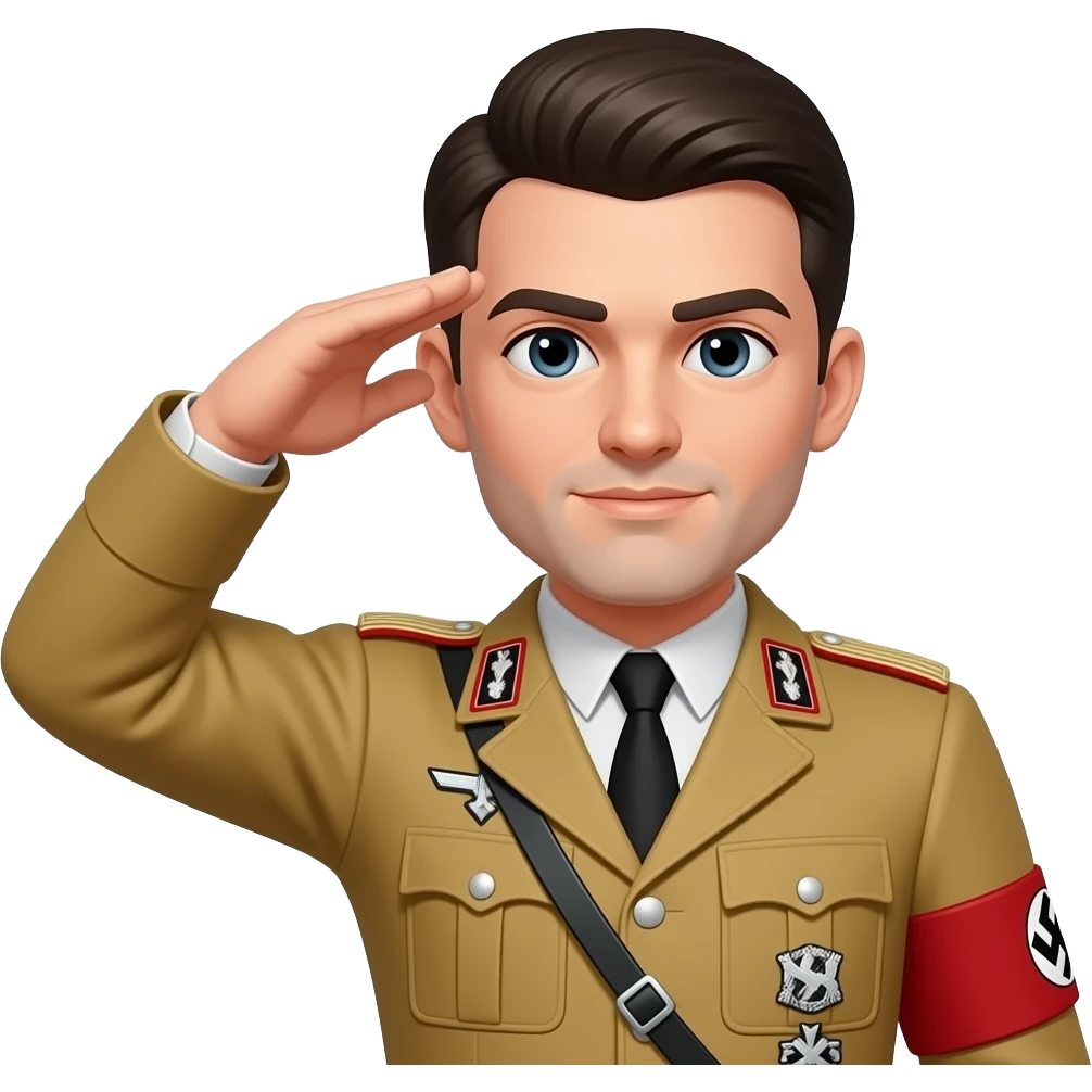 Nazi salute emoji