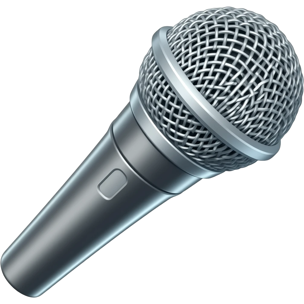 glowing microphone emoji
