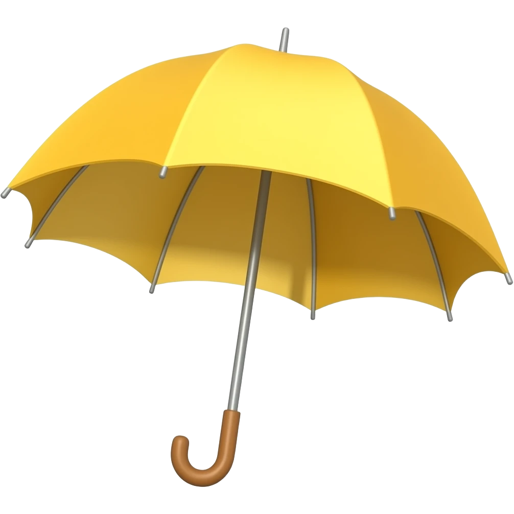 Yellow umbrella emoji