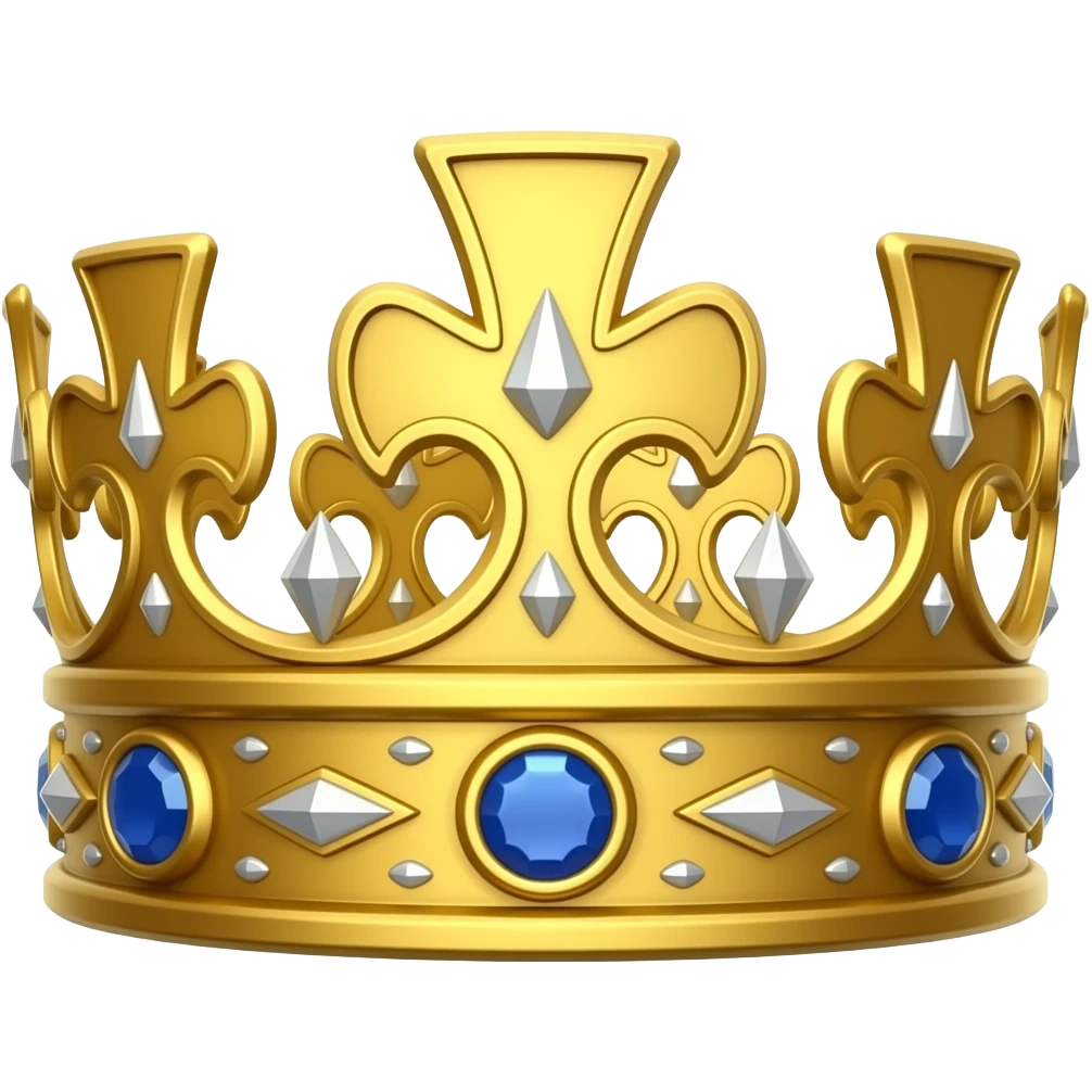 Corona laureada imperial de oro y diamantes del dios Emperador de Warhammer 40k emoji