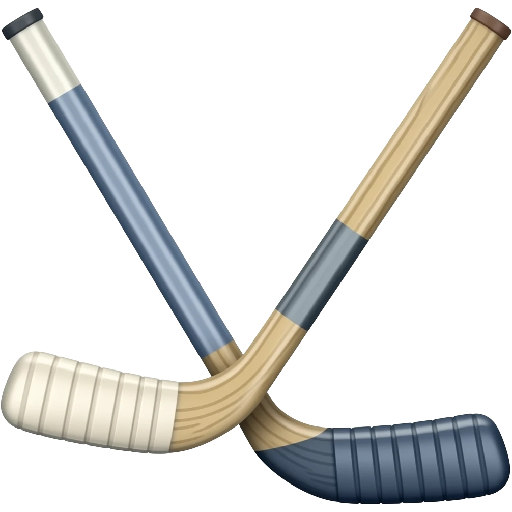 Hockey cane emoji
