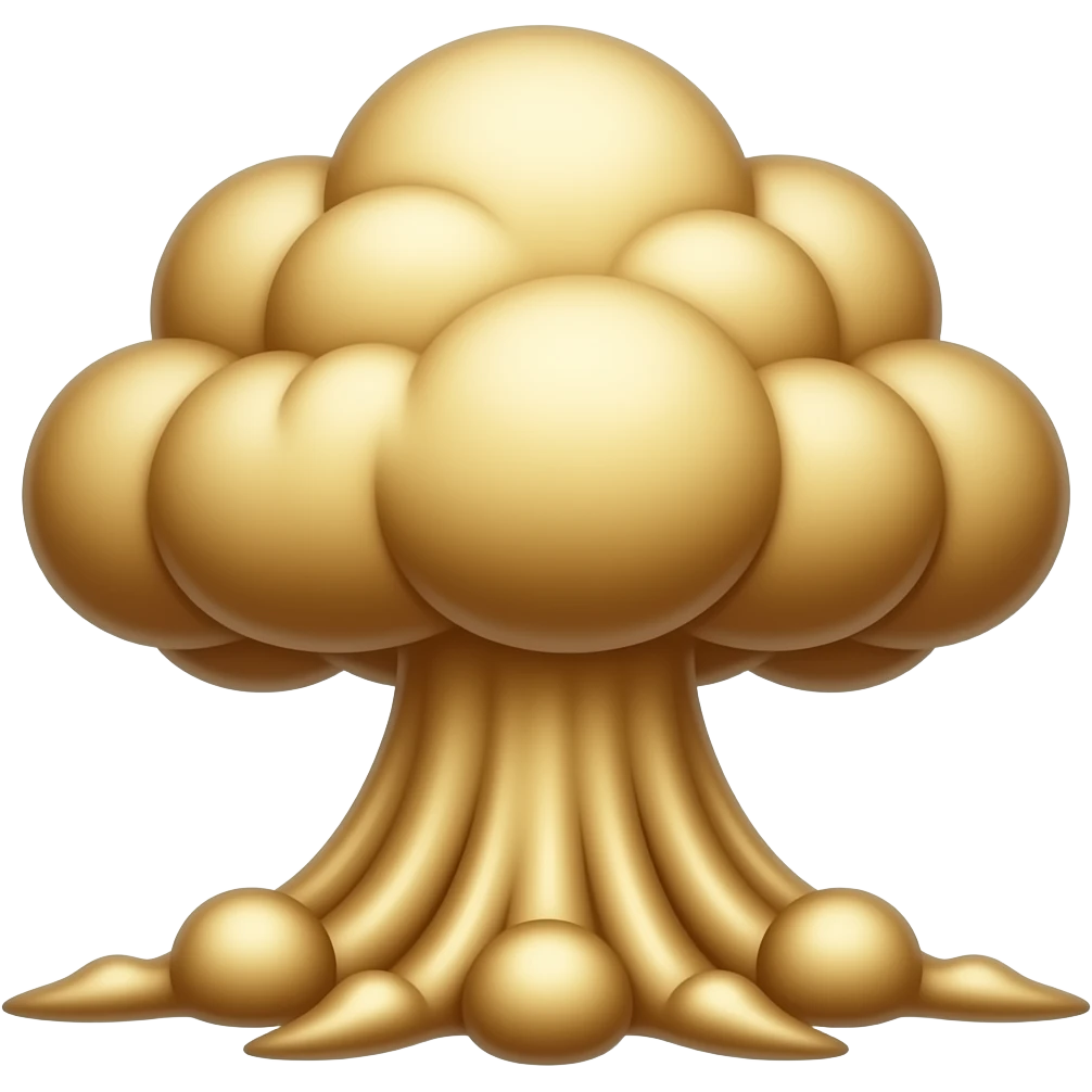 Mushroom cloud emoji