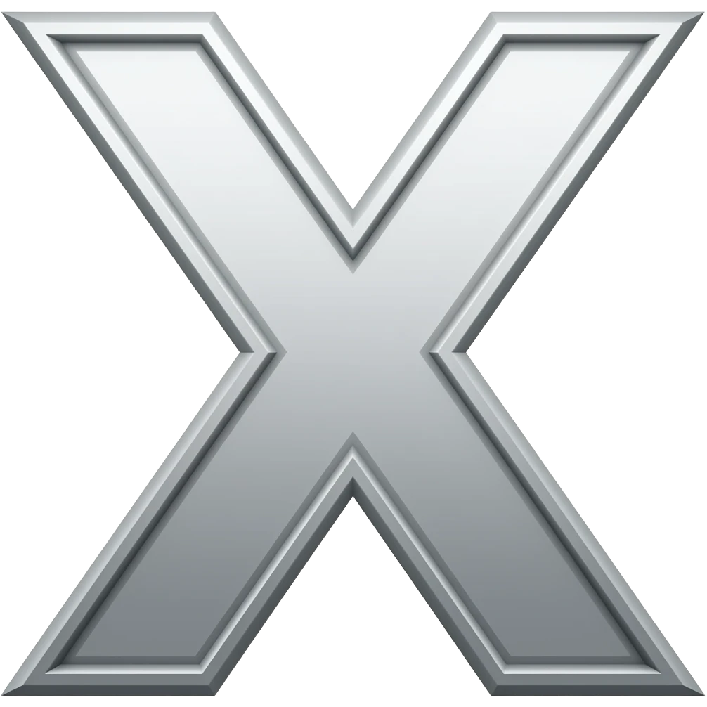 X emoji