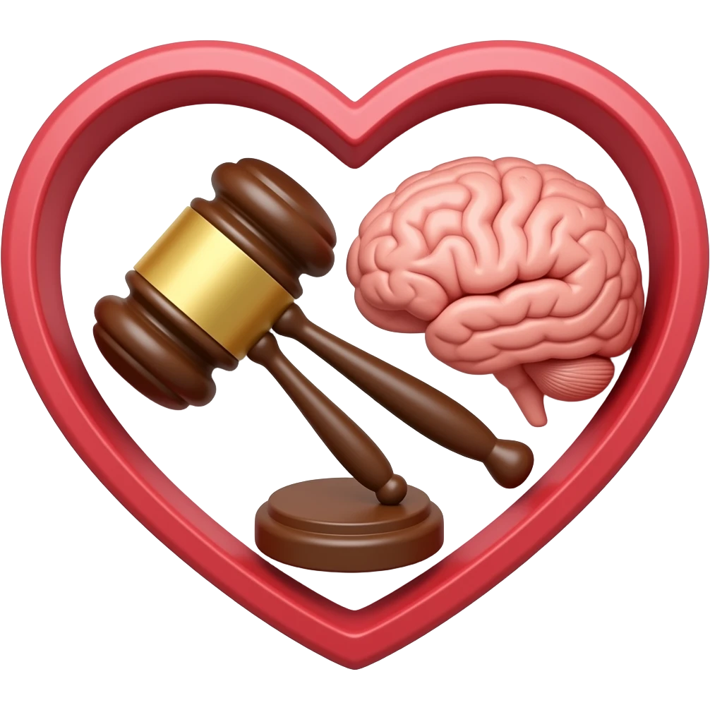 make a heart shape with a judge hammer and Brian inside get rid of the guy outline the heart and add a brain inside and put the hammer inside and add color add an outline to the heart and get rid of that guy why is the hammer so big make it small and add color in the heart emoji