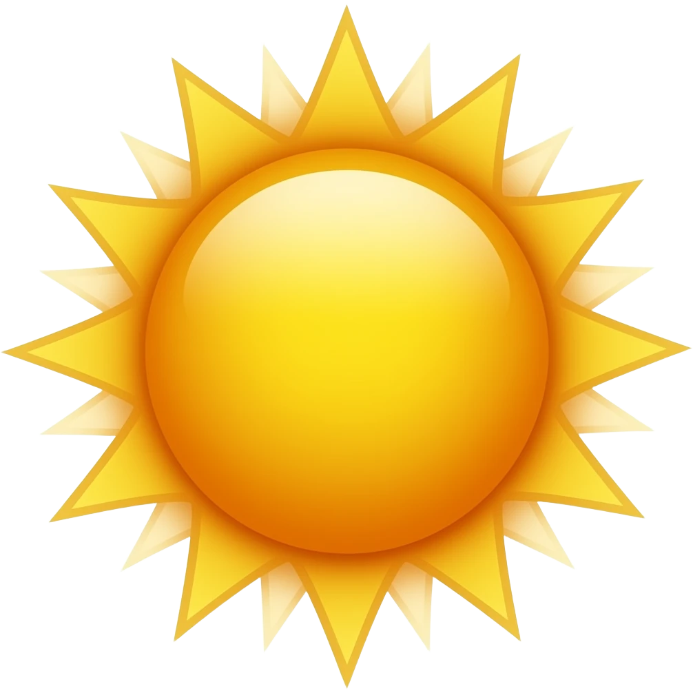 Sun emoji