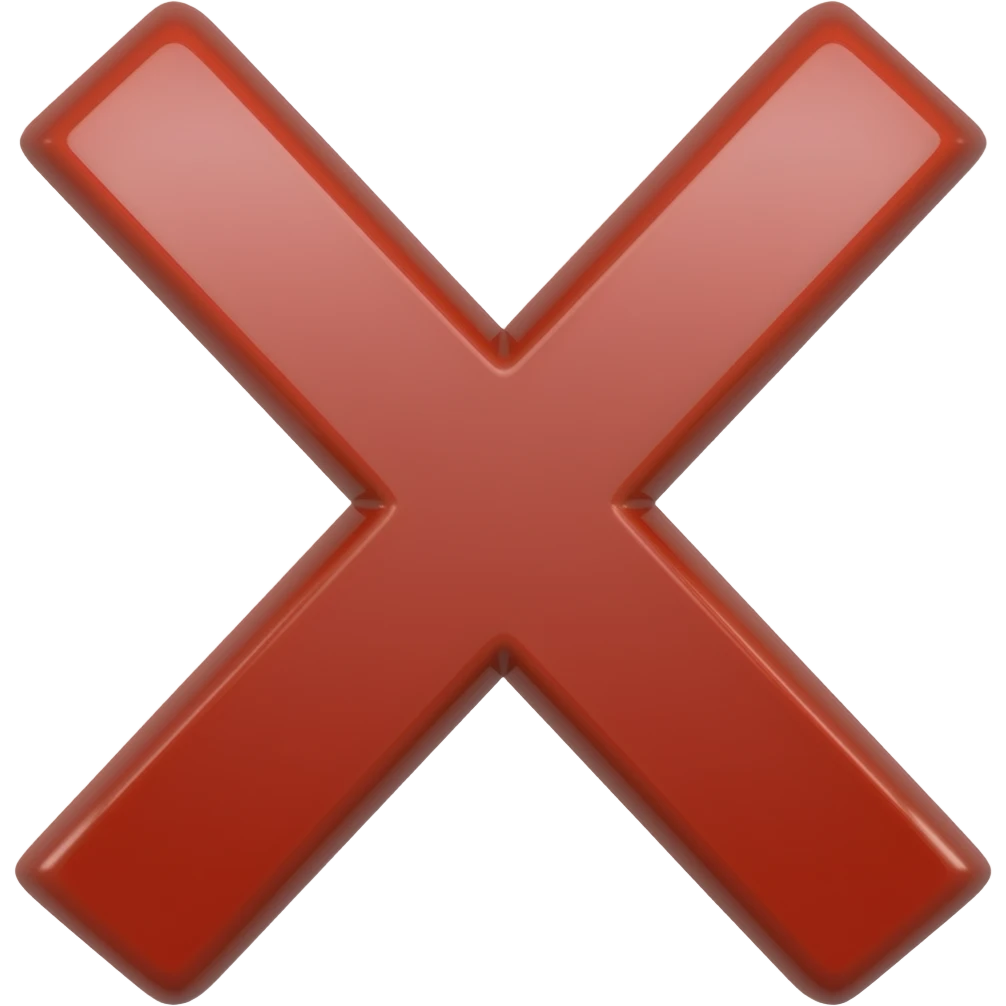 x roja emoji