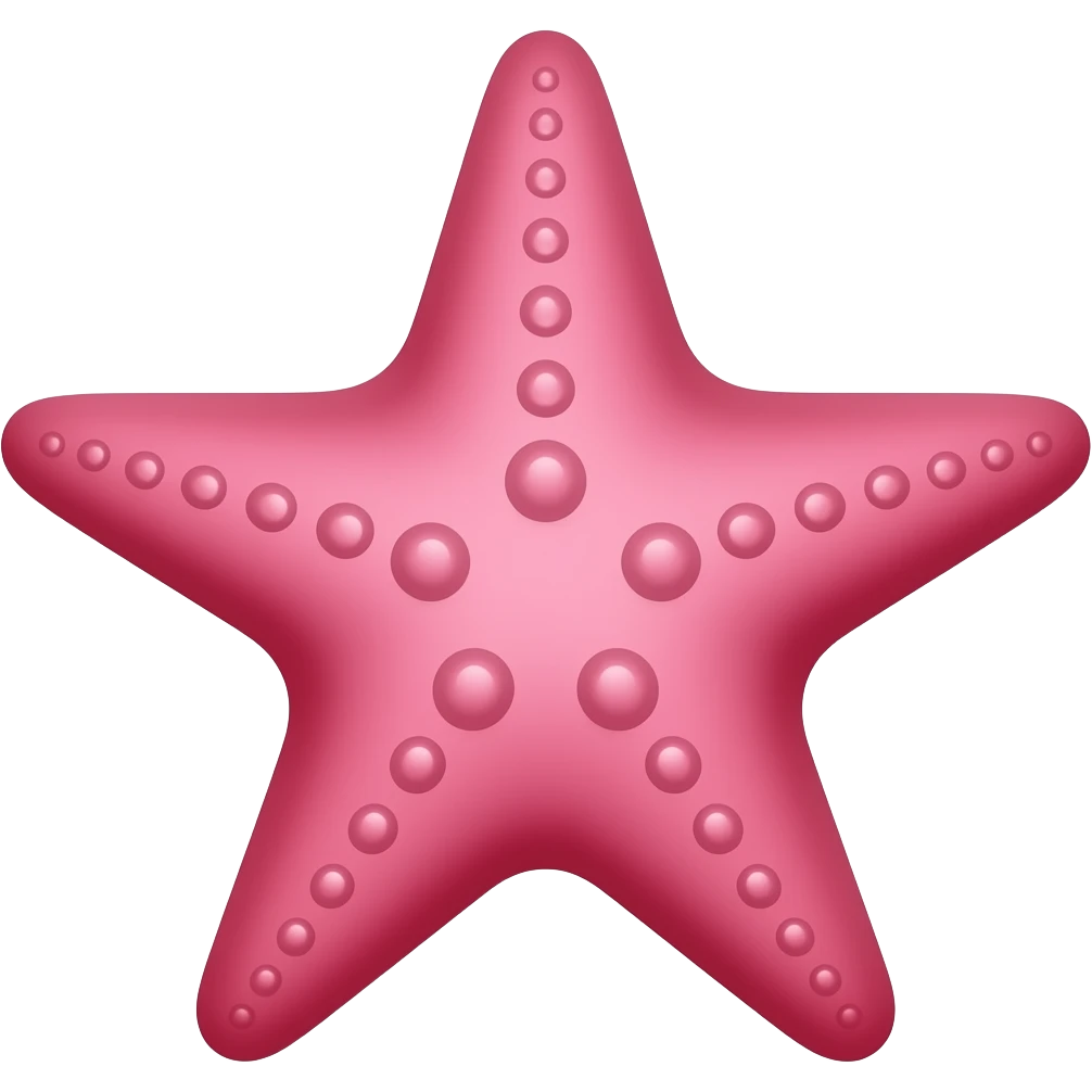pink starfish emoji
