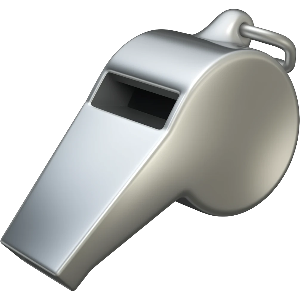scheidsrechtersfluit emoji