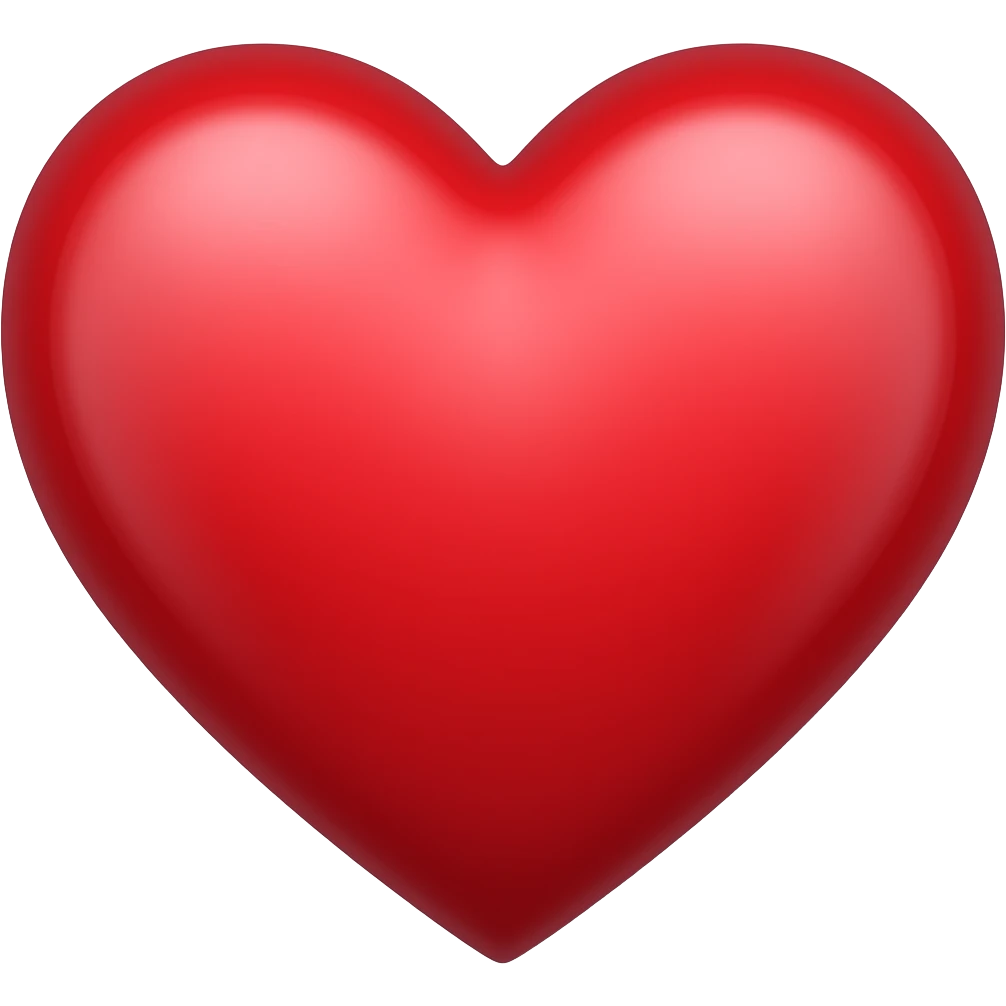 Bloody red heart emoji