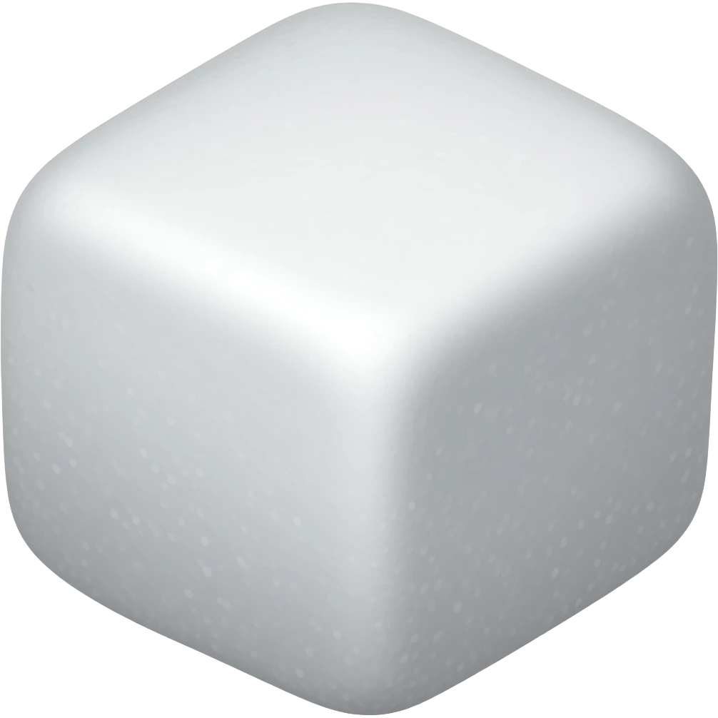 Sugar cube emoji