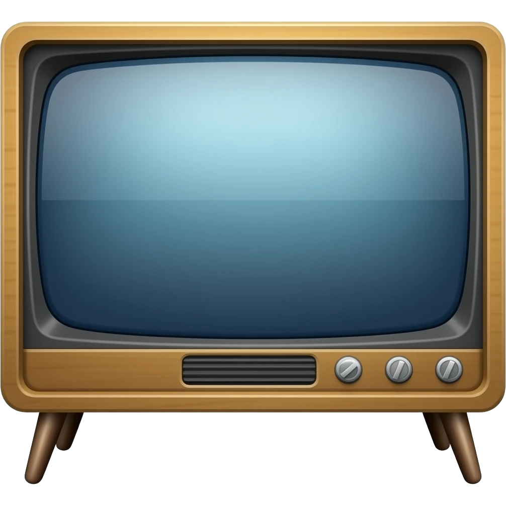 tv, legs on each sides emoji