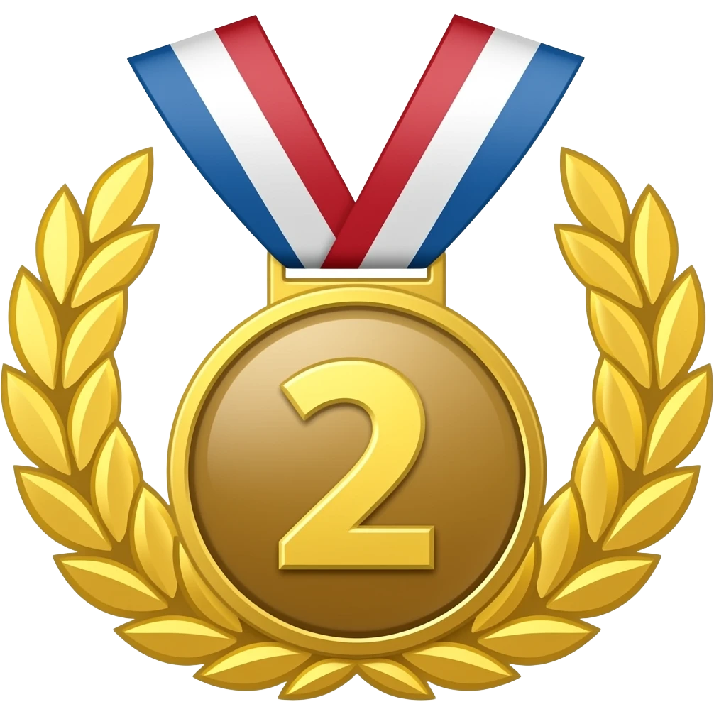 second place medal emoji