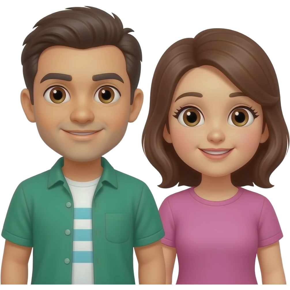 Motu Patlu standing together emoji emoji