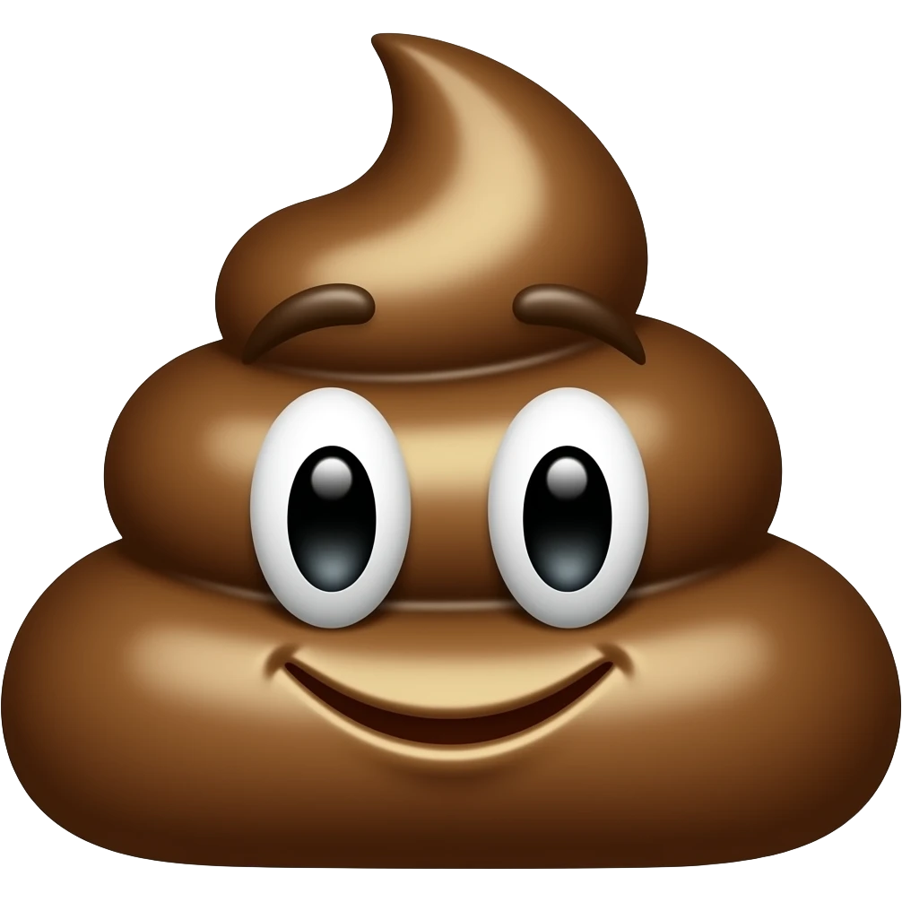 Add the word poop emoji