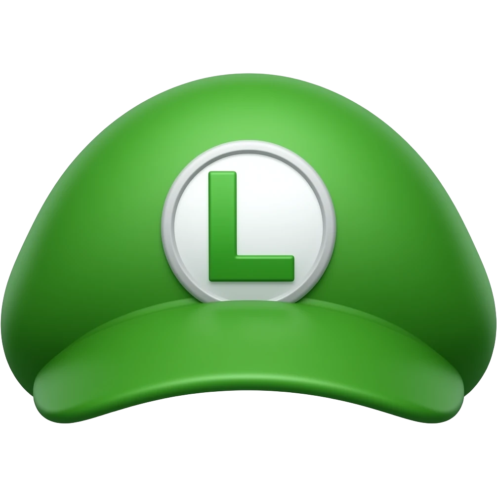 luigi hat emoji