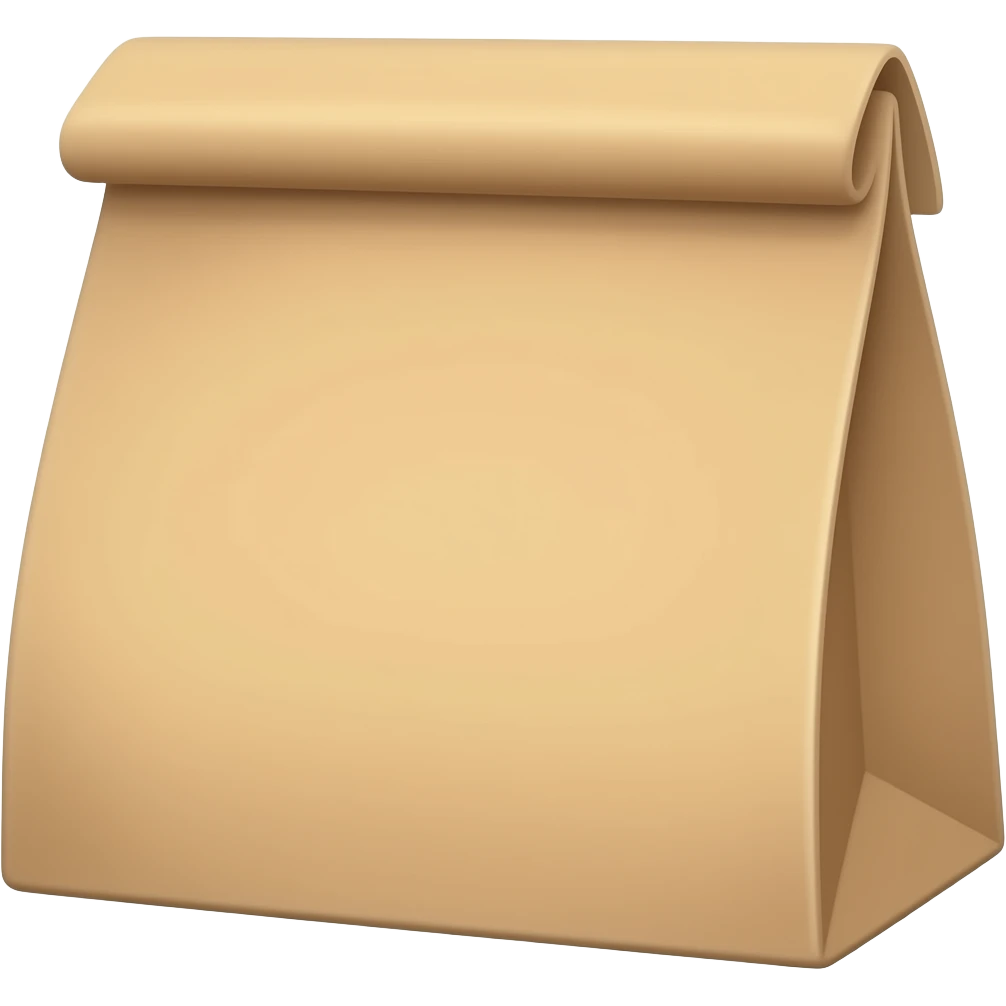 paper bag emoji