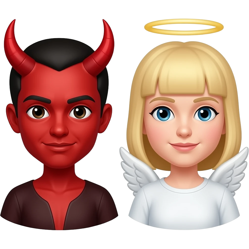 😈😇 emoji