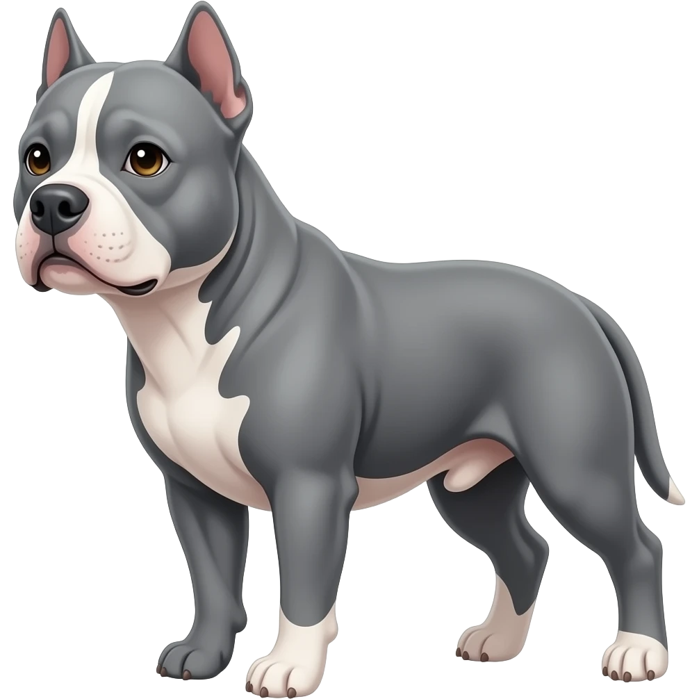 pitbull grey emoji