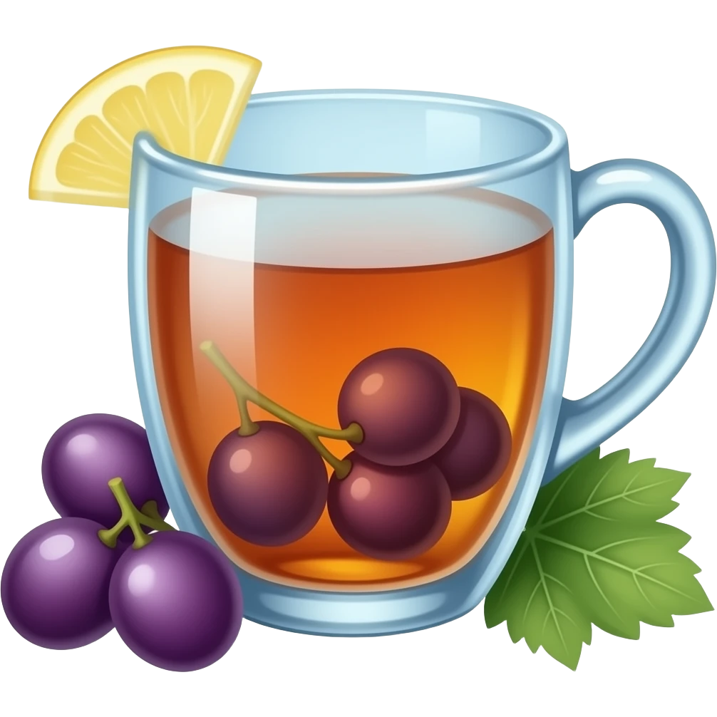 grape tea emoji
