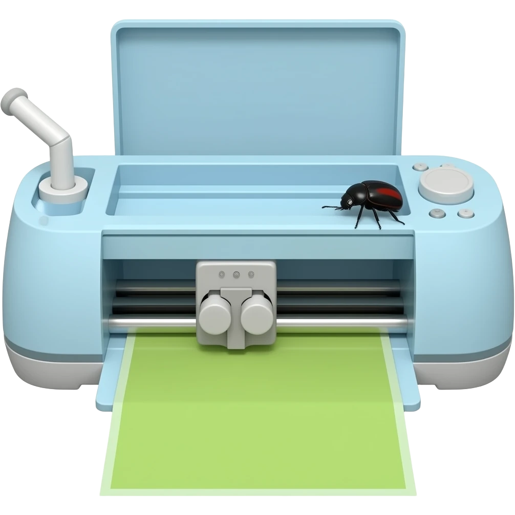 cricut printer bug emoji