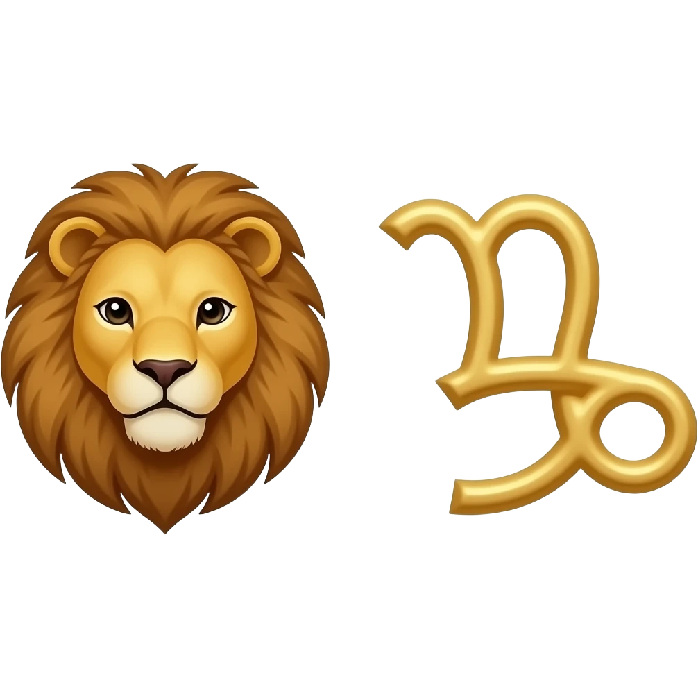 Combinar  ♌ ♉ emoji