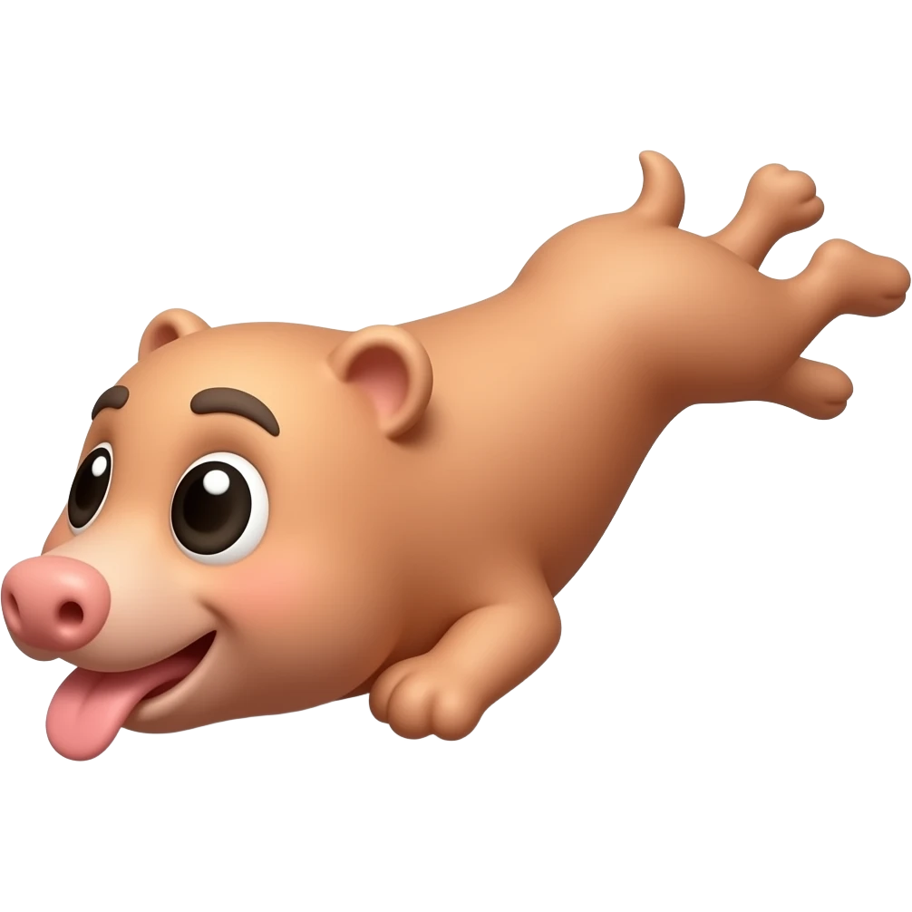 A dick emoji