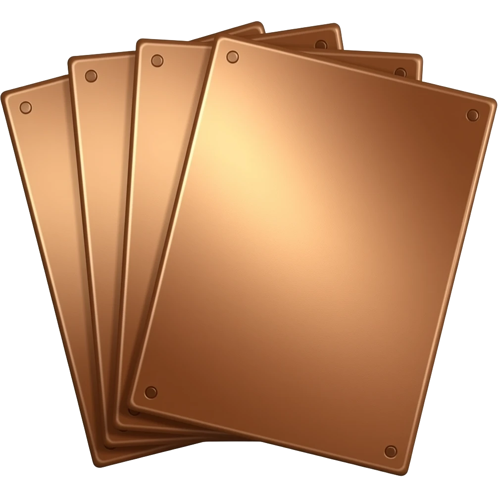 bronze metal sheets emoji