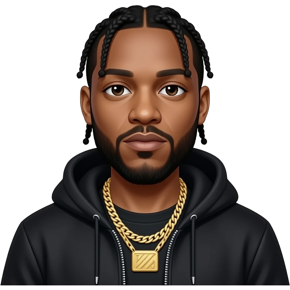 Nipsey Hussle with hip hop outfit emoji